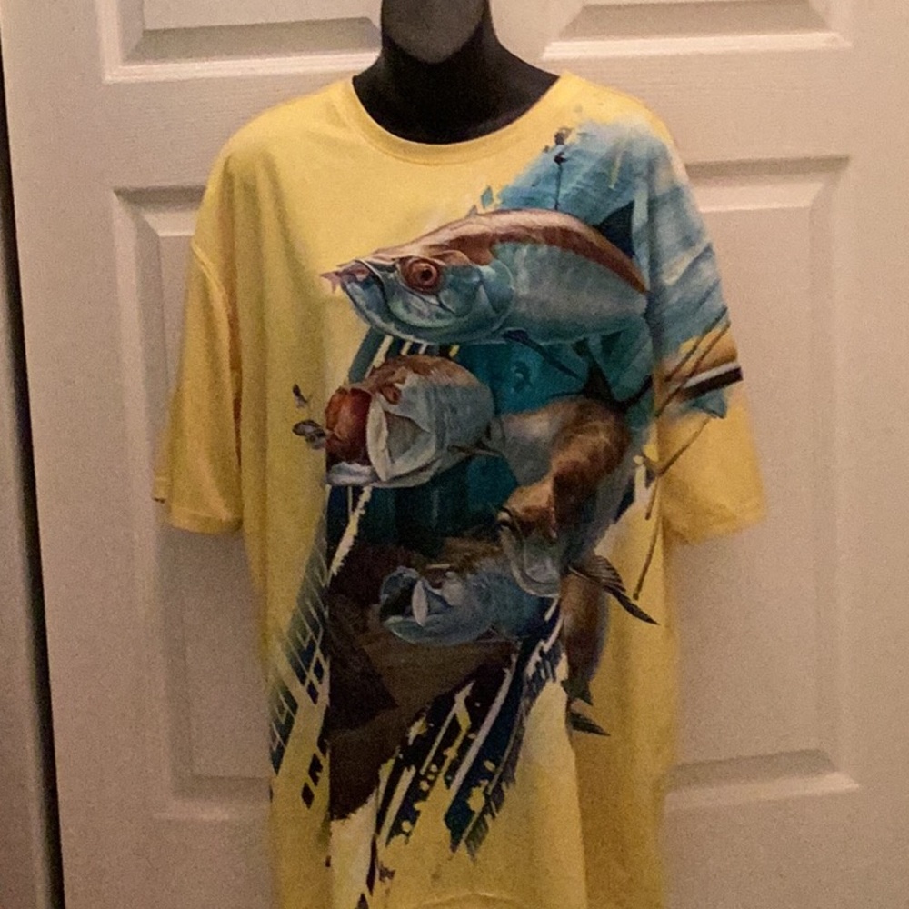 🐟 NWT Fun Size X-Large Unisex Mens Fishing Shirt Must Have 🐟